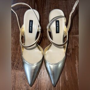 Nine West Metallic Heels